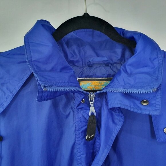 VTG 80s Stratojac Mens Nylon Jacket Small Full Zip - Picture 3 of 10